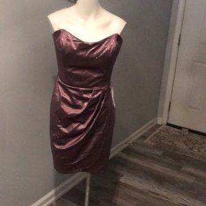 BRAND NEW TEEZE ME STRAPLESS PARTY DRESS Size 16 Medium Mauve